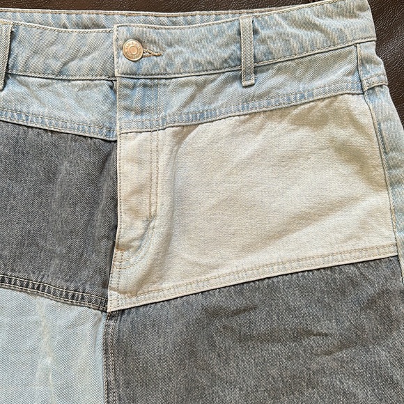 Wild Fable Denim Patchwork Mini-Skirt - Picture 5 of 5
